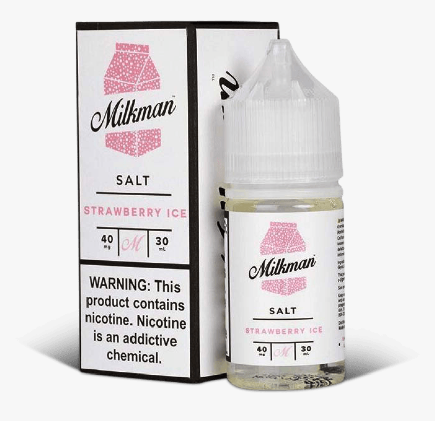 The Milkman Strawberry-ice Salts 30ml - Milkman Strawberry Ice Salt, HD Png Download, Free Download