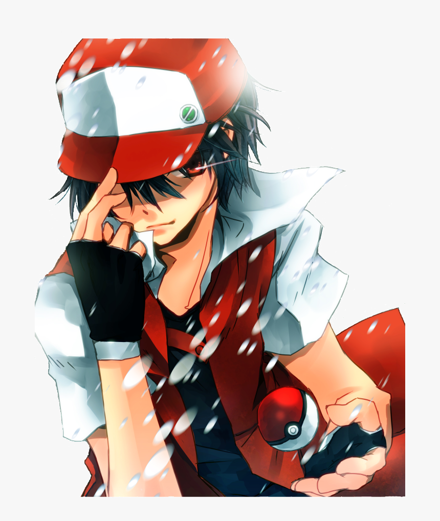 Pokemon Trainer Red Fanart, HD Png Download, Free Download