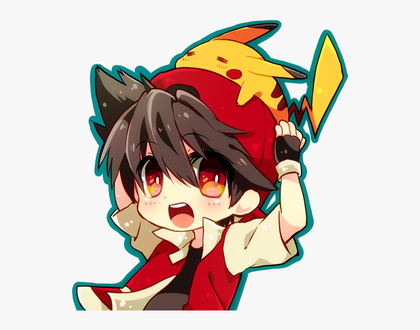 Pokemon Trainer Red Profile - Pokemon Trainer Red Cute, HD Png Download, Free Download