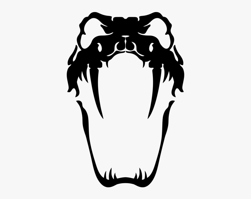 Snake Skull Stencil, HD Png Download, Free Download