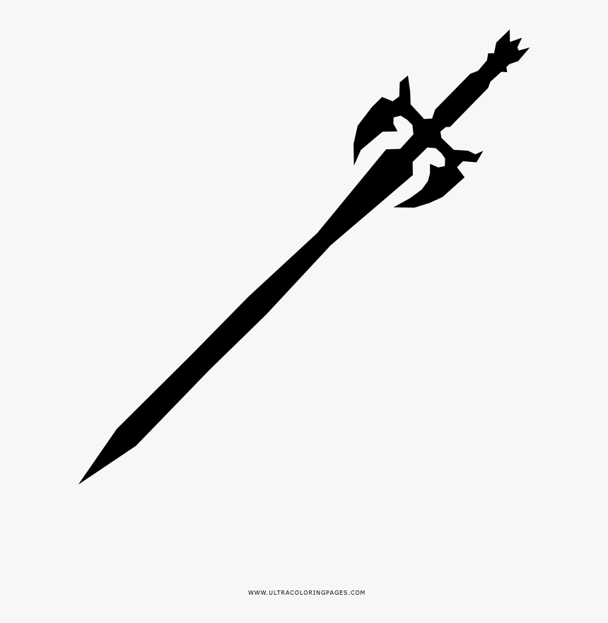 Sword Coloring Page - Espadas Imagem Png, Transparent Png, Free Download
