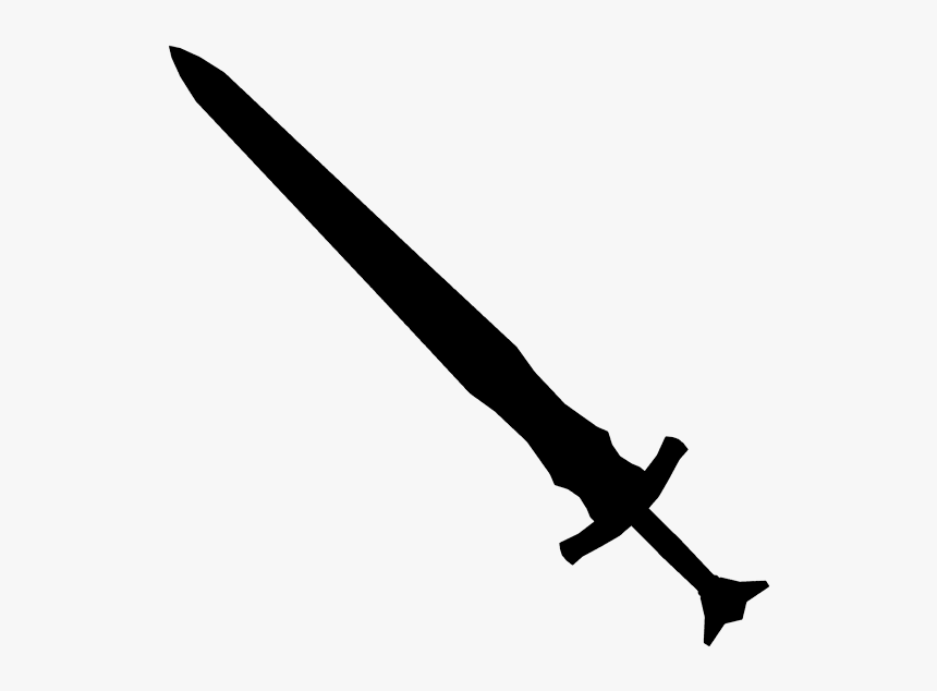Sword Silhouette - Sword Png Transparent Background, Png Download, Free Download