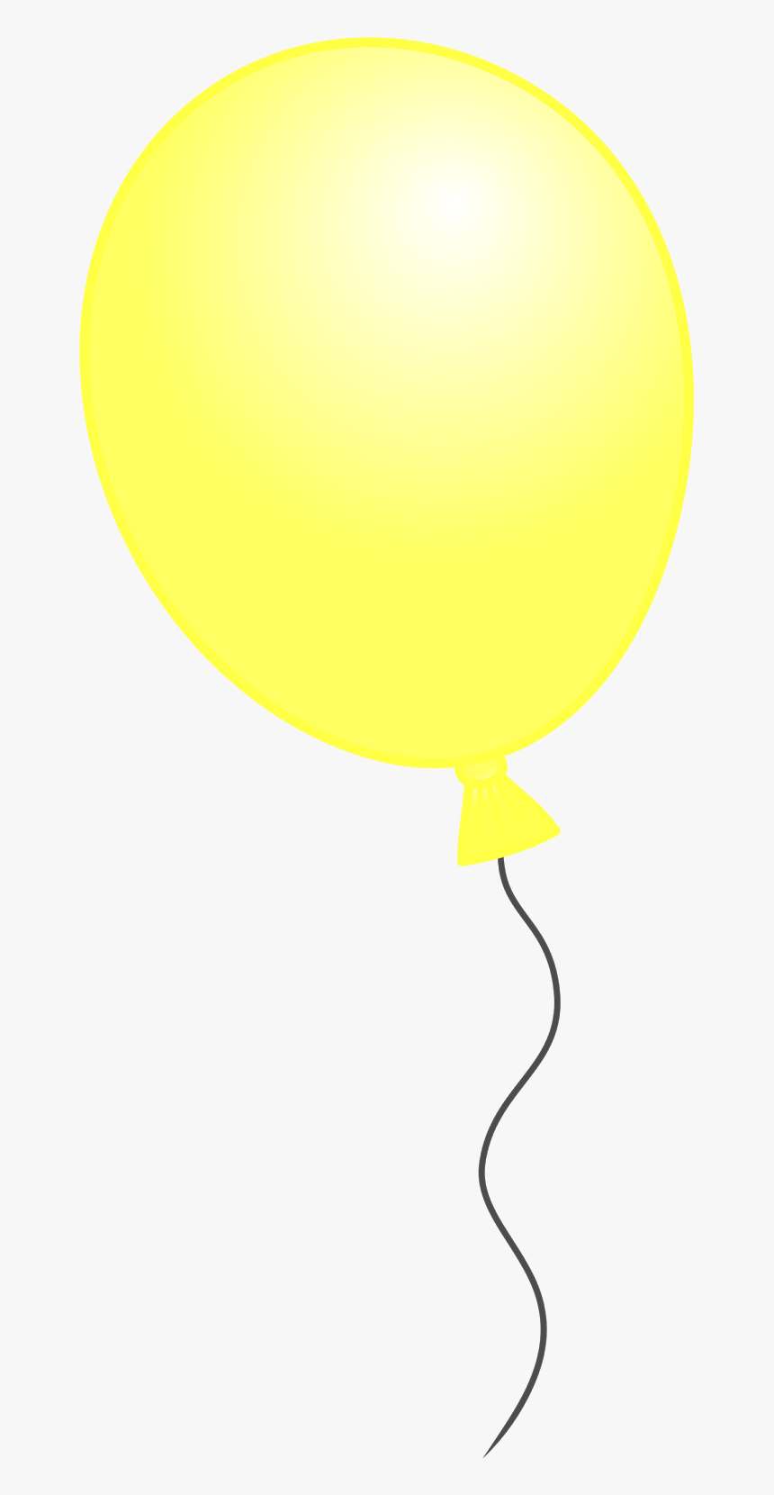 Yellow Balloon Clipart - Circle, HD Png Download, Free Download