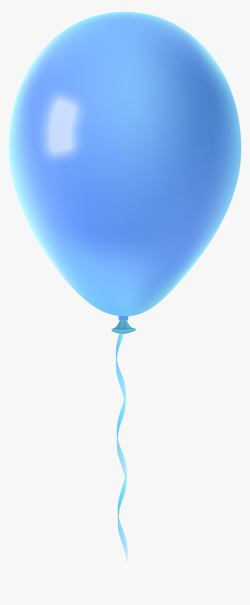 Balloon Blue Clip Art - Transparent Background Transparent Blue Balloons, HD Png Download, Free Download