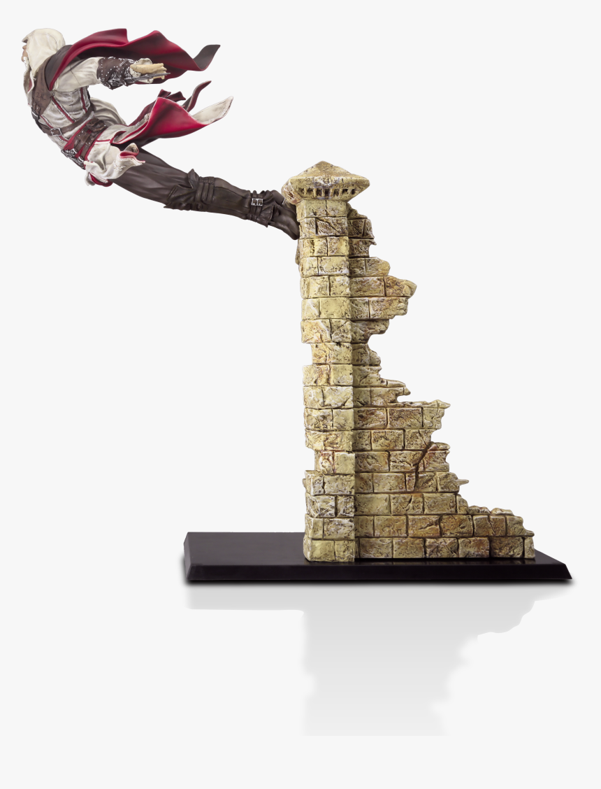 Ac2 Ezio-lof Figurine Photo 2 Detouree - Assassins Creed Ezio Statue, HD Png Download, Free Download