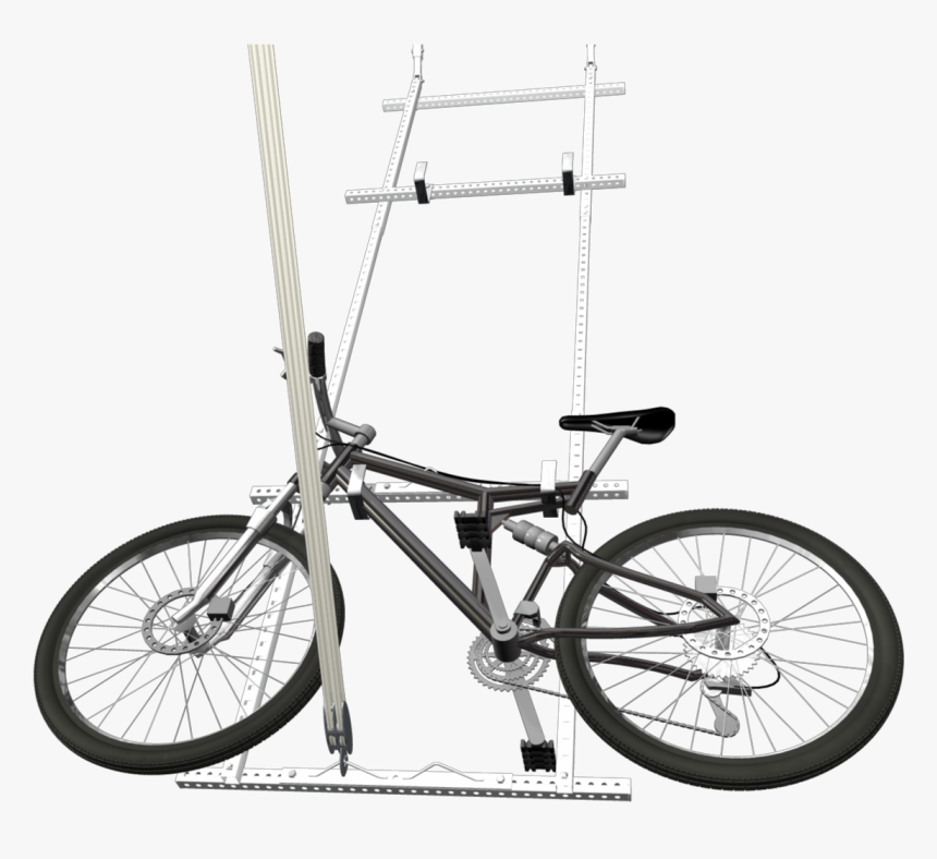 Single Bike Alpha 3 4 - Hybrid Bicycle, HD Png Download, Free Download