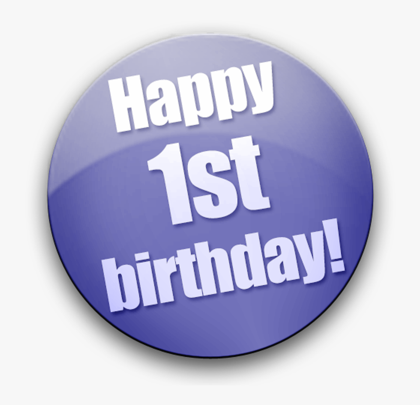 Happy First Birthday Pic - Ucapan Ulang Tahun Pertama, HD Png Download, Free Download