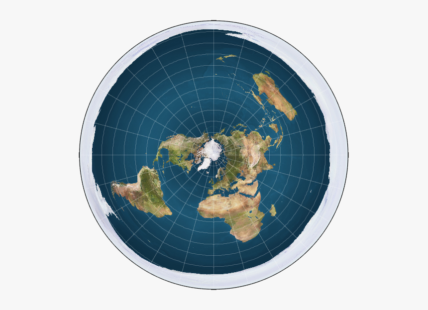 Flat Earth Map, HD Png Download, Free Download