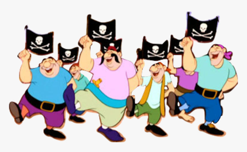 Captain Hook"s Pirate Crew - Peter Pan Pirate, HD Png Download, Free Download