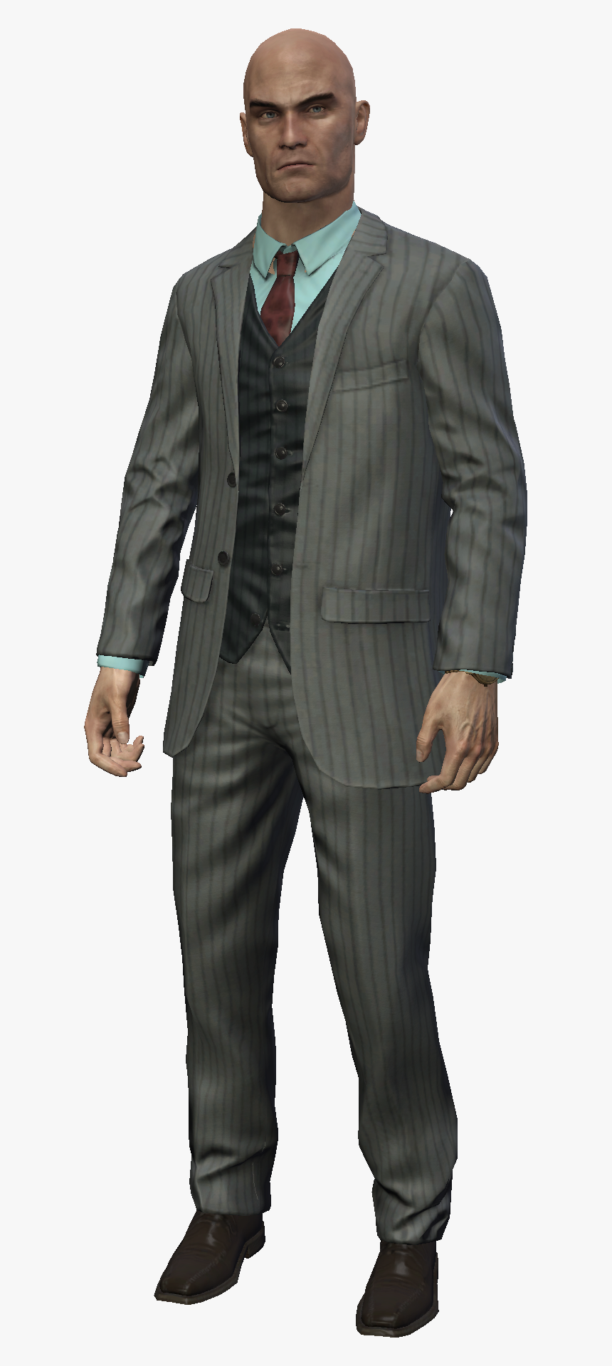 Absolution Agent 47 Suit Costume - Hitman Absolution Outfits, HD Png Download, Free Download