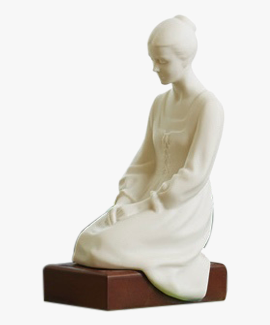 Transparent Woman Praying Png - Figurine, Png Download, Free Download