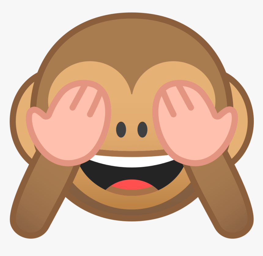 Emoji Monkey Covering Eyes, HD Png Download, Free Download