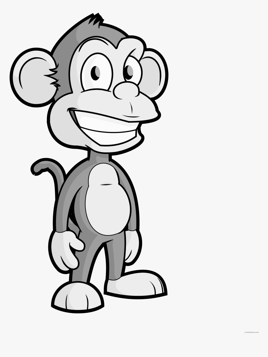 Huge Collection Of "cartoon Monkey Clipart - Monkey Cartoon Png, Transparent Png, Free Download