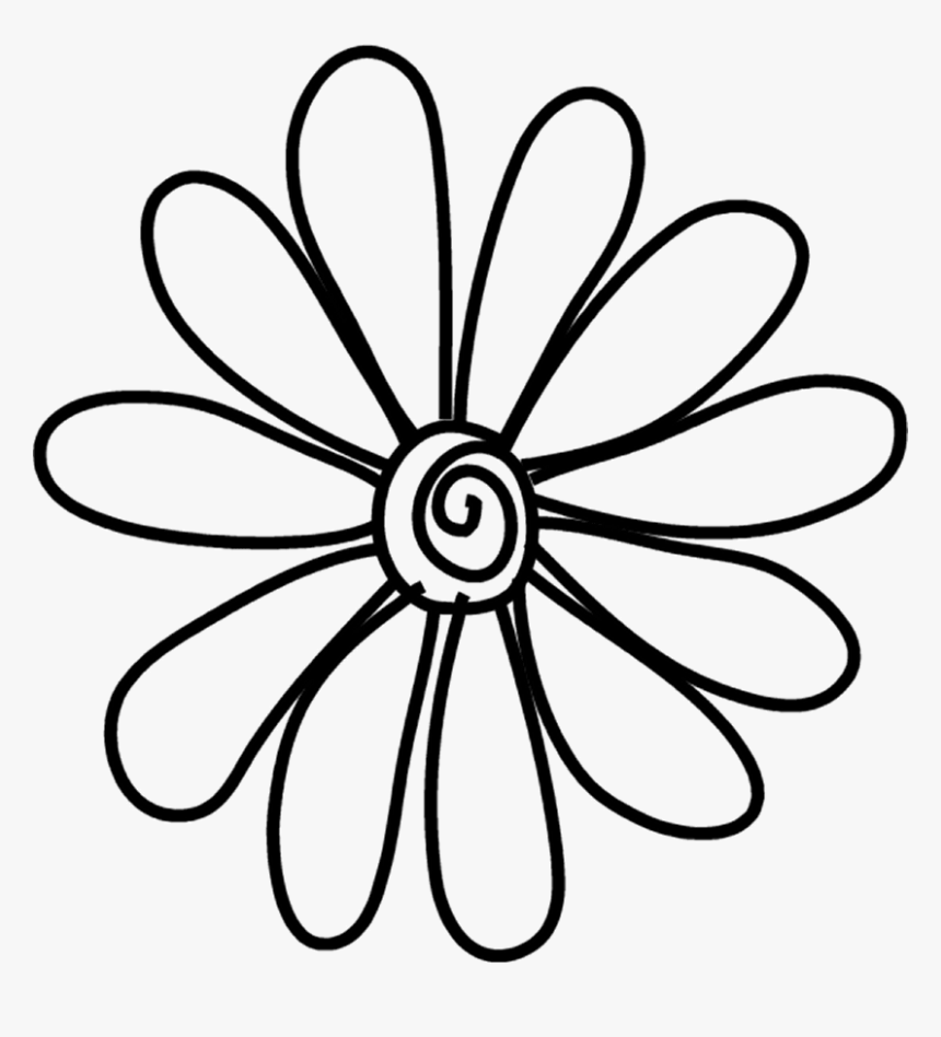 Pin By Melinda Ray - Daisy Flower Doodle Png, Transparent Png, Free Download