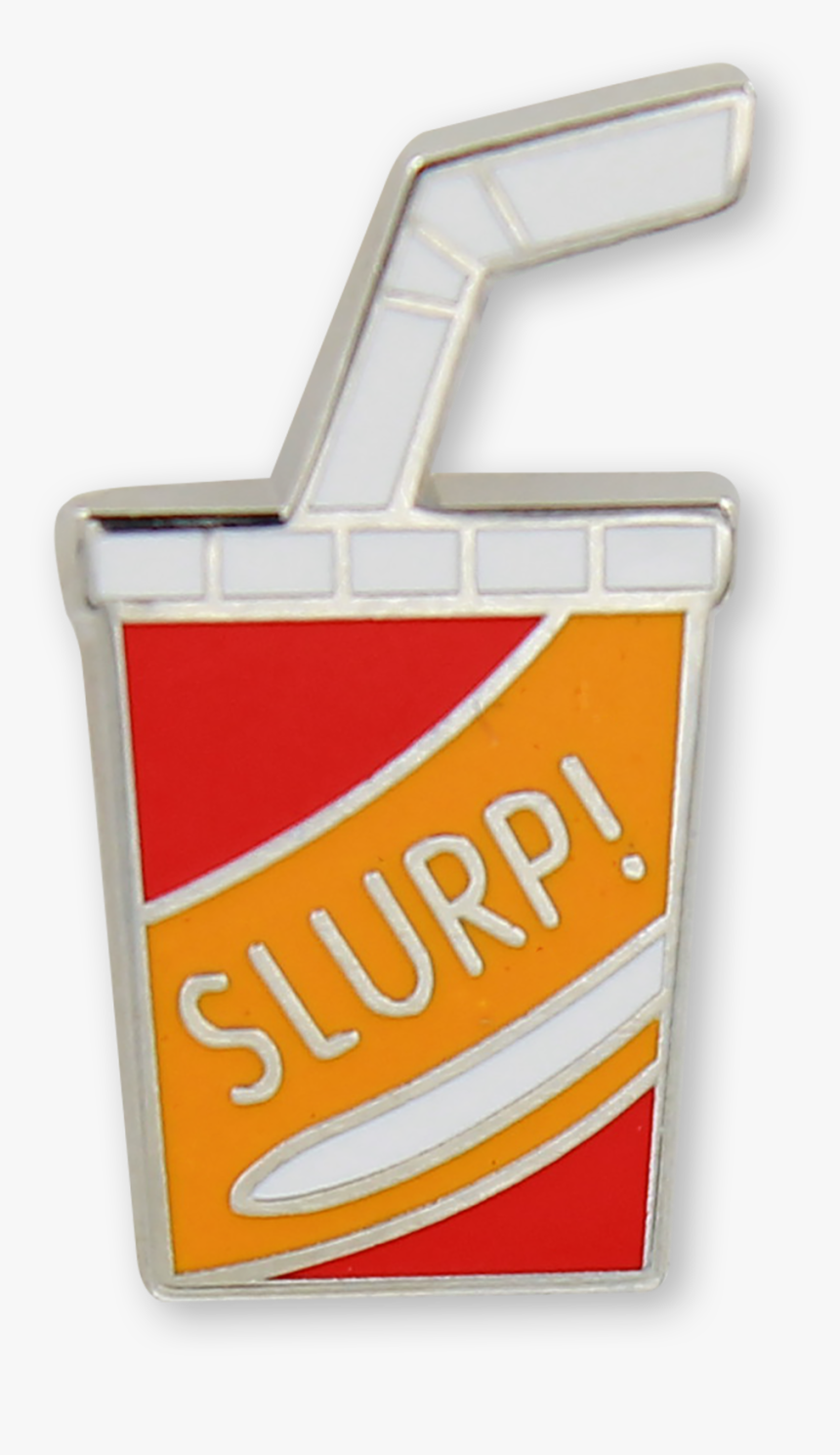Slurp Cup Enamel Pin - Emblem, HD Png Download, Free Download