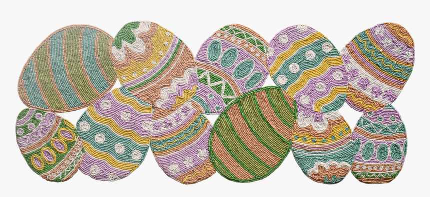 Eggs Table Runner - Beaded Easter Runner, HD Png Download, Free Download