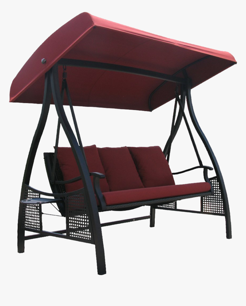 Porch Swing With Canopy , Png Download - 3 Person Outdoor Canopy Swing, Transparent Png, Free Download