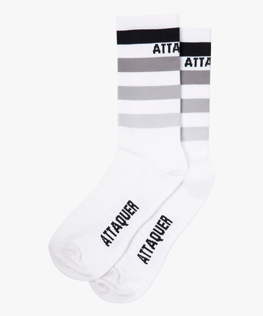 Faded Stripe Socks White Main - Sock, HD Png Download, Free Download