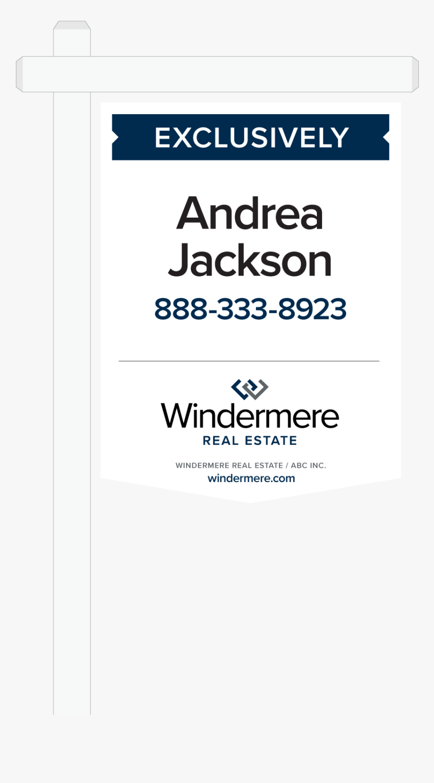 Sign Windermere Real Estate - Windermere Real Estate Sign, HD Png Download, Free Download