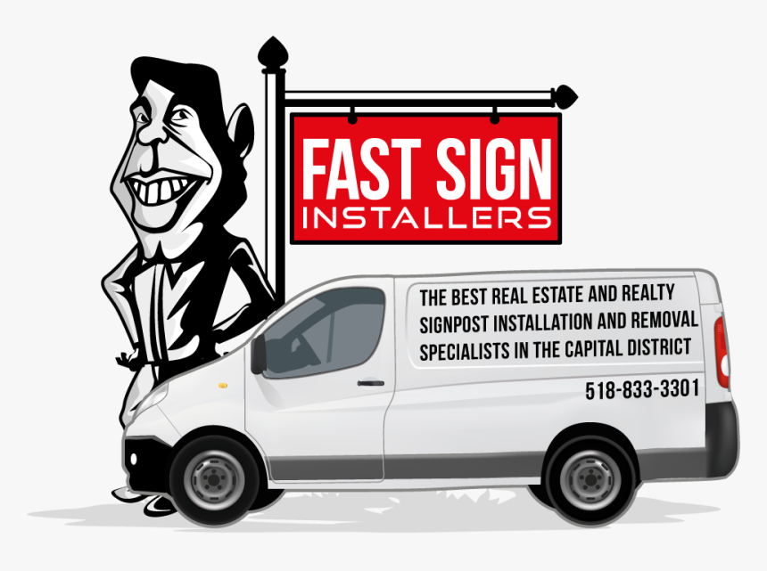 Fast Sign Installers - Compact Van, HD Png Download, Free Download