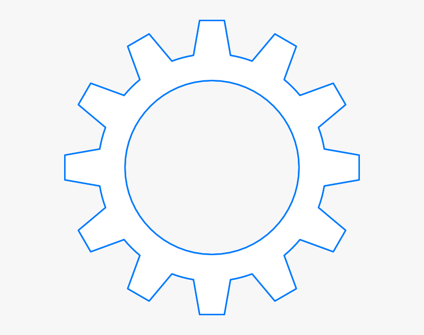 Blue Cogwheel Svg Clip Arts - Syndicalist Flag, HD Png Download, Free Download