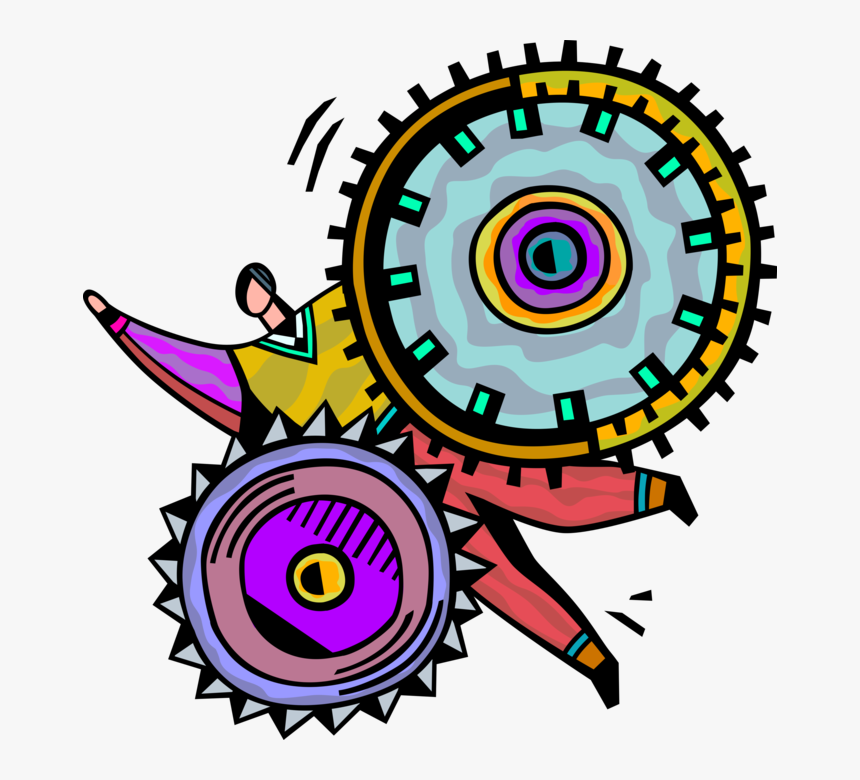 Vector Illustration Of Businessman Caught In Cogwheel - Csp Logo Scrum Alliance, HD Png Download, Free Download