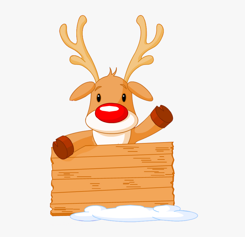 Cute Rudolph The Red Nosed Clipart , Png Download - Cute Rudolph The Red Nosed, Transparent Png, Free Download