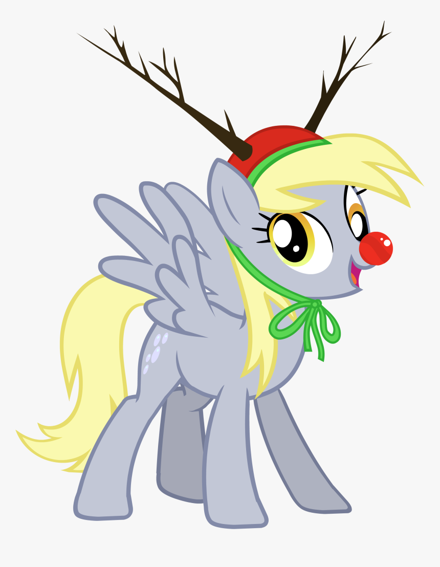 Derpy Hooves Applejack Rarity Twilight Sparkle Mammal - Mlp Reindeer Derpy, HD Png Download, Free Download