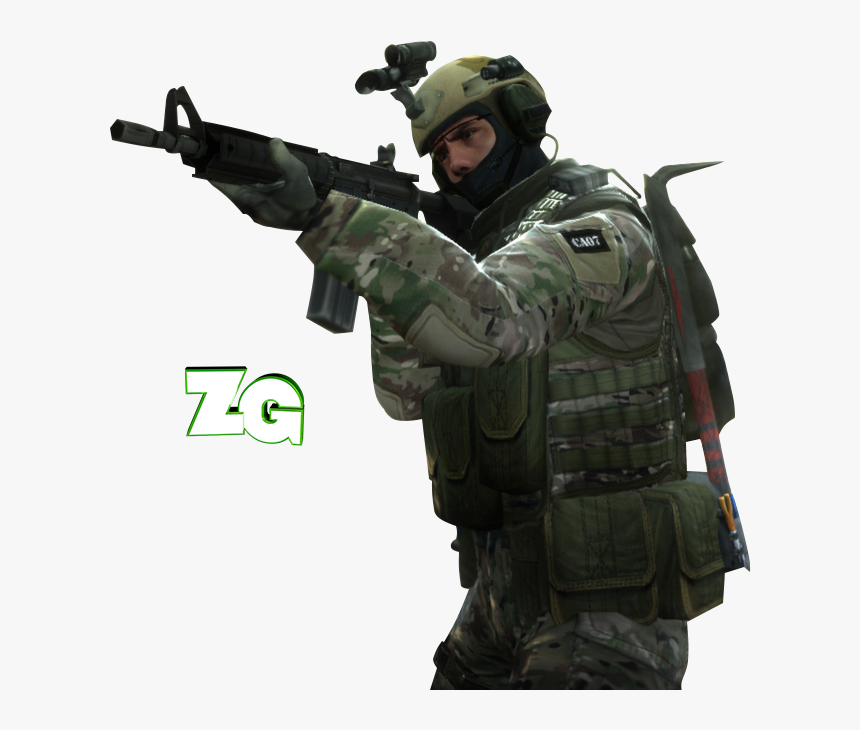 Csgo Soldier Png - Counter Strike Global Offensive Render, Transparent Png, Free Download