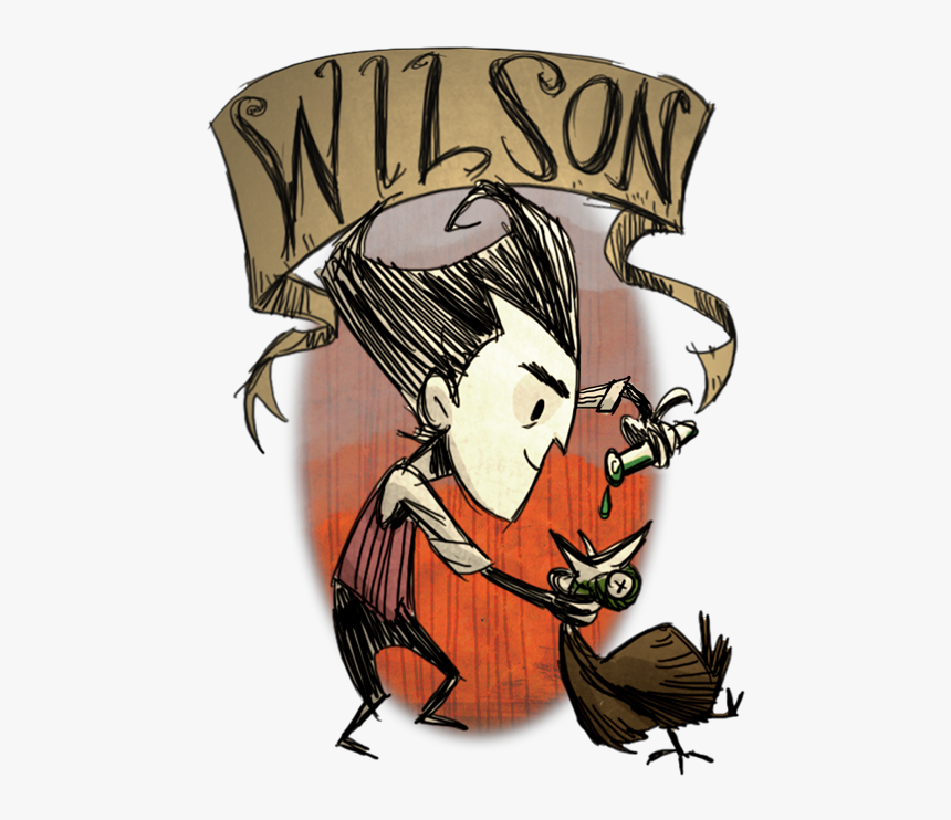 Wilson Don T Starve Don T Starve King Wilson Hd Png Download Kindpng