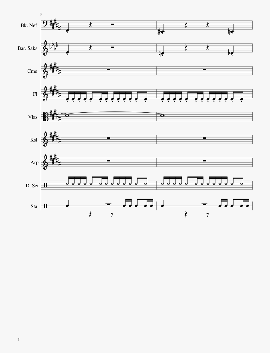 Sheet Music Cs Go Theme Tab, HD Png Download, Free Download