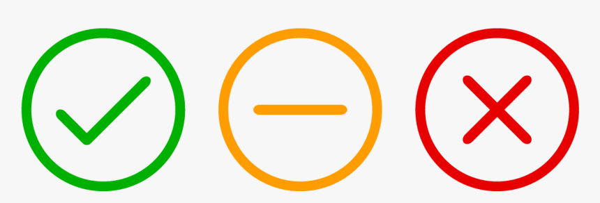 Tick Cross Neutral Icons, HD Png Download, Free Download