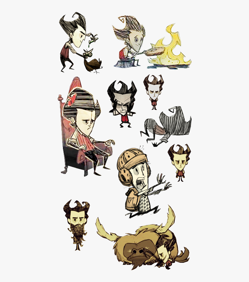 Boi Transparent Dst - Don T Starve Wilson In Game, HD Png Download, Free Download