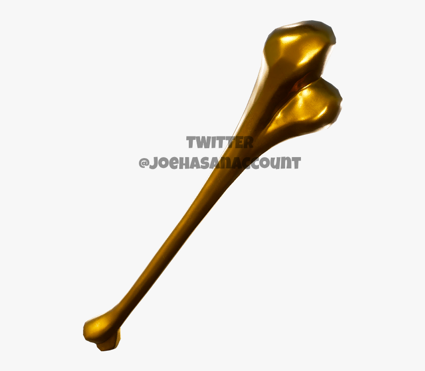 Gold Doggo Bone Pickaxe - Chew Toy Fortnite, HD Png Download, Free Download