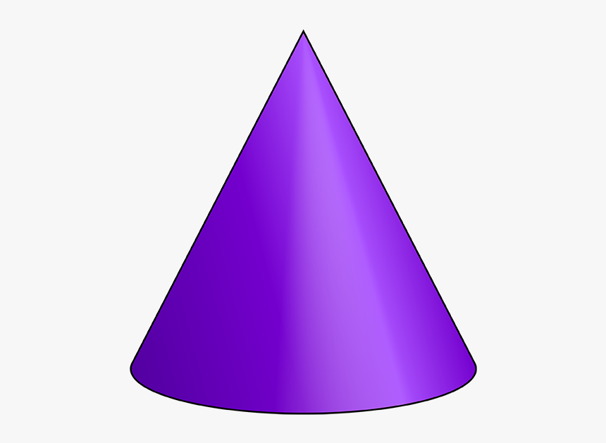 D Geometry Nets Of - 3d Shapes Of Cone, HD Png Download, Free Download