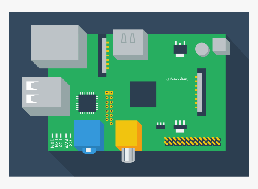 Raspberry Pi Modell B Clip Arts - Raspberry Pi 3 Icon, HD Png Download, Free Download