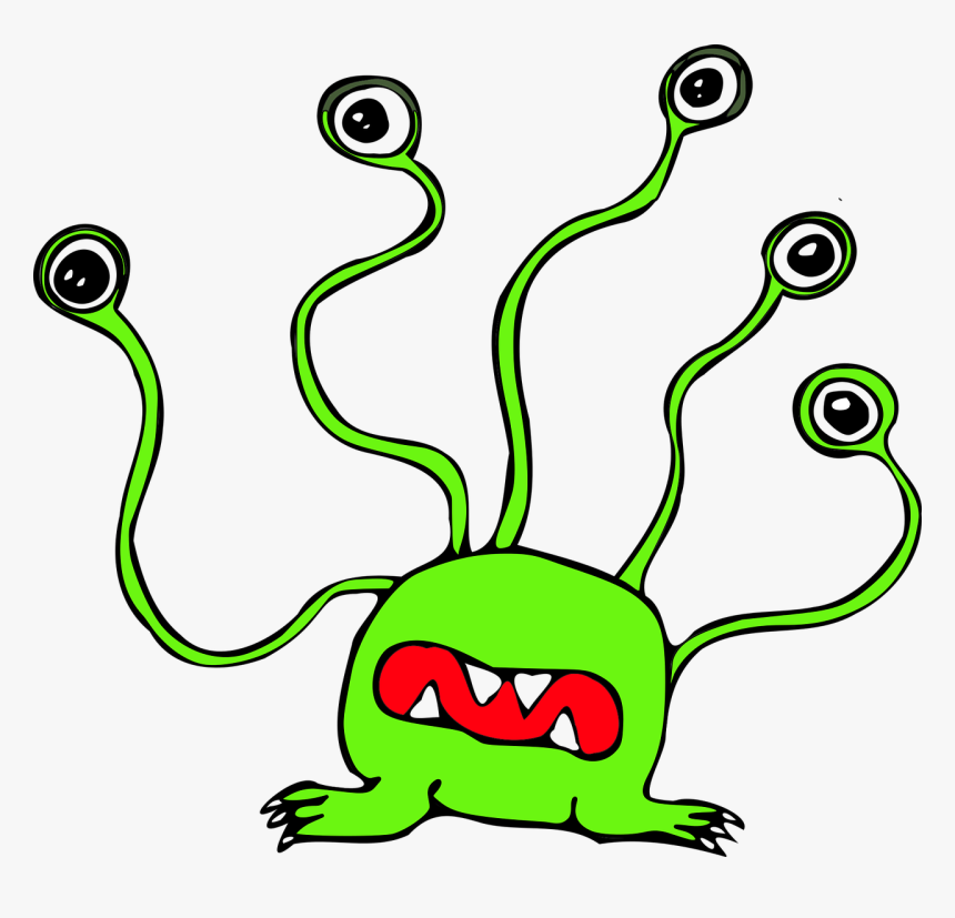 Alien With 5 Eyes, HD Png Download, Free Download