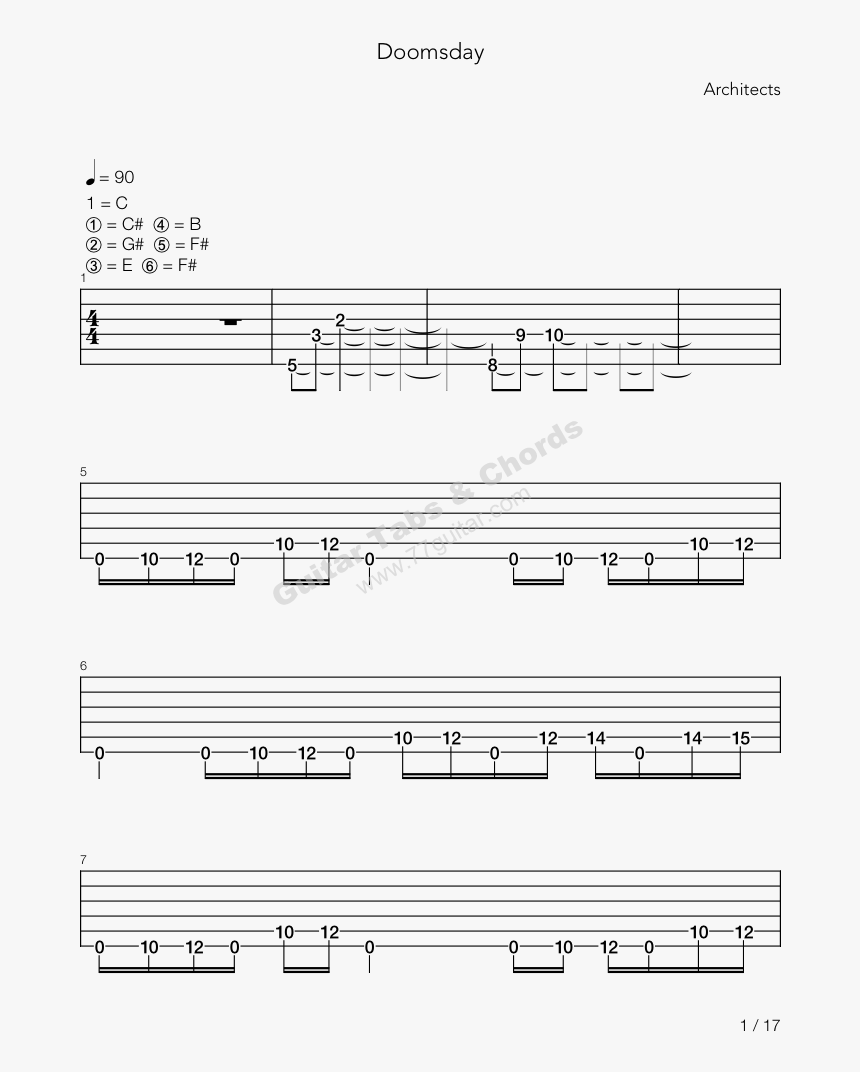 Transparent Doomsday Png - Sheet Music, Png Download, Free Download