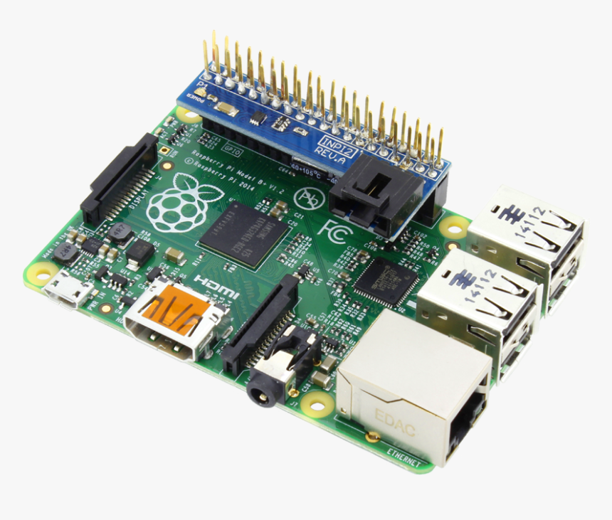 I2c Shield Raspberry Pi 2 And Pi - Raspberry Pi I2c Shield, HD Png Download, Free Download