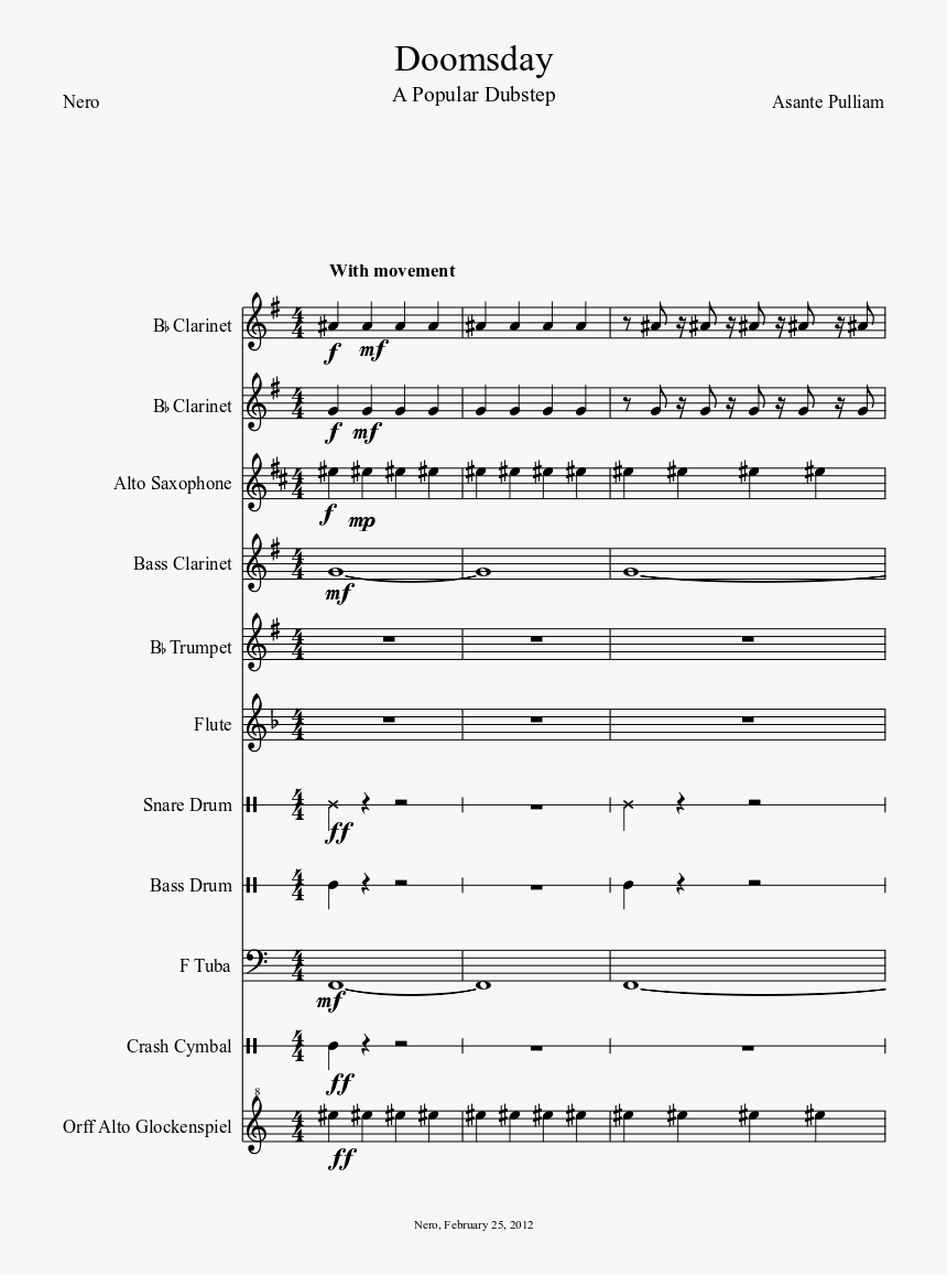 Brooklyn Trumpet Sheet Music, HD Png Download, Free Download