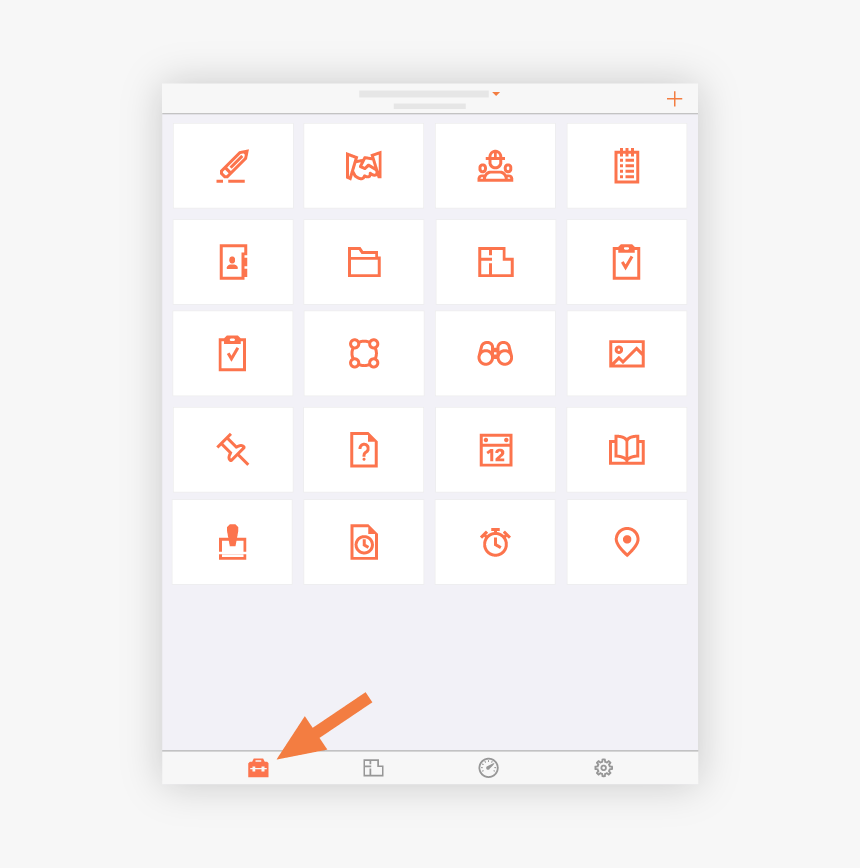 Tools Button Ios - Procore Dashboard, HD Png Download, Free Download