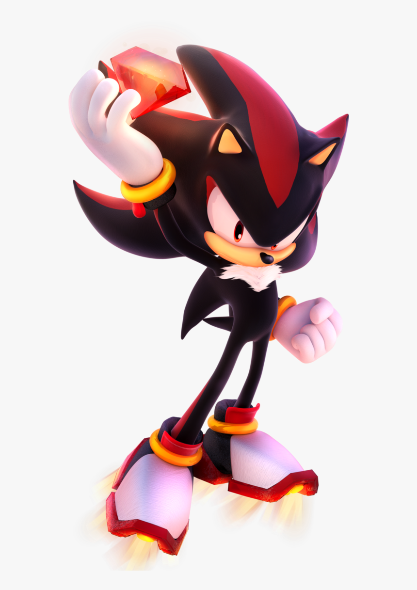 Shadow The Hedgehog With A Chaos Emerald, HD Png Download, Free Download