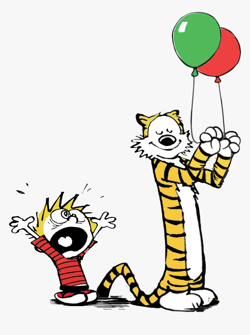 Transparent Ballon Png - Hobbes Calvin And Hobbes, Png Download, Free Download