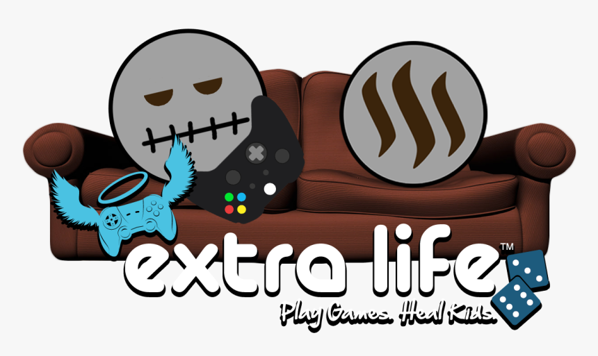 Sjp Logo Extra Life - Cartoon, HD Png Download, Free Download