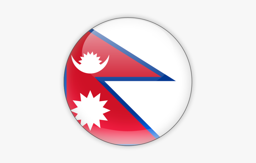 Download Flag Icon Of Nepal At Png Format - Nepal Round Flag Icon, Transparent Png, Free Download