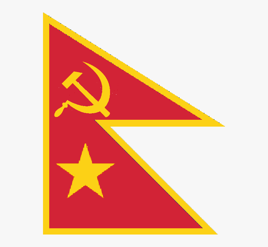 Communist Nepal Flag, HD Png Download, Free Download