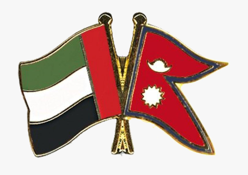 Nepal-uae To Revise Labour Agreement - Nepal And Bhutan Flag, HD Png Download, Free Download