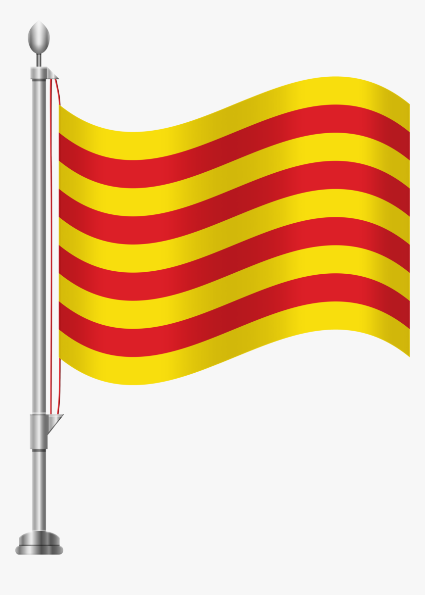 Catalonia Flag Png Clip Art - Costa Rica Flag Png, Transparent Png, Free Download