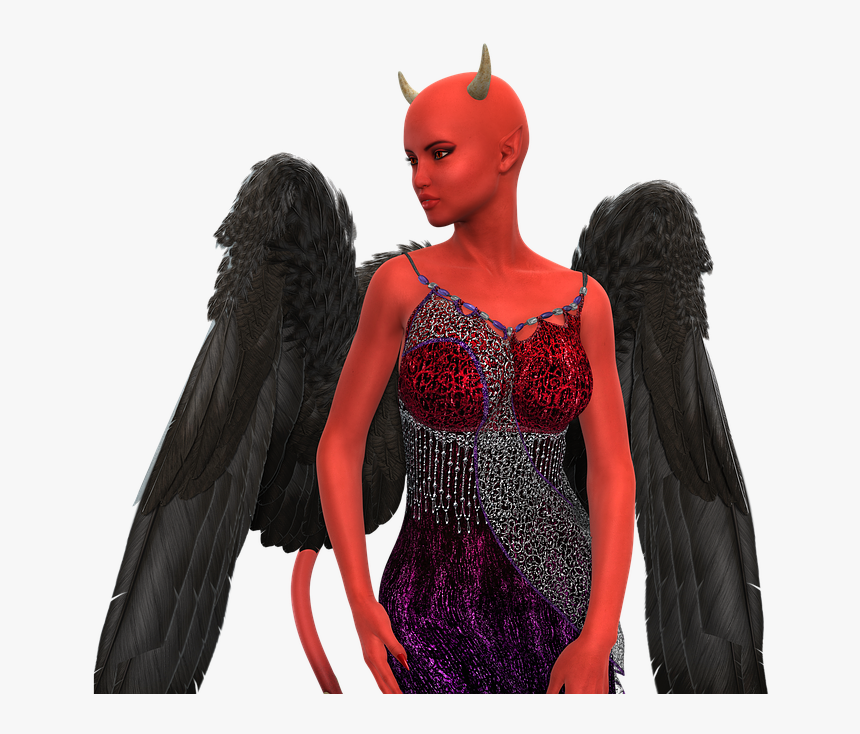 Woman, Devil, Female, Hell, Face, Body, Femininity - Halloween Costume, HD Png Download, Free Download