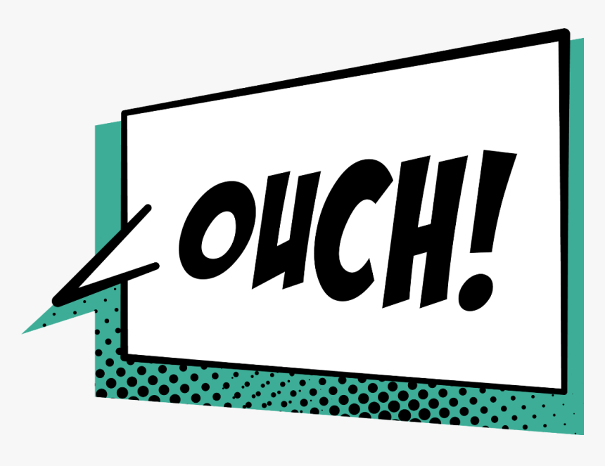 #ouch #ouch # #comic #comics #art #emetcomics #collage - Text Box Png Comic, Transparent Png, Free Download